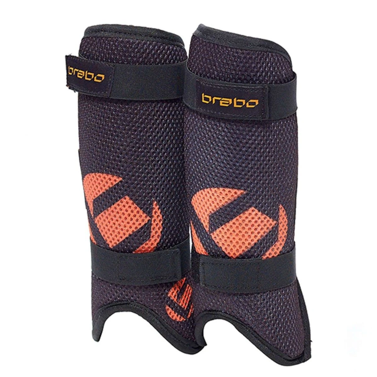 Brabo F3 scheenbeschermers junior black orange Brabo F3 Scheenbeschermers Junior Black Orange -Hockey Wereld 129583 990 01