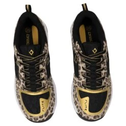 Brabo Tribute 316.11031.080 Hockeyschoenen Juniorleopard Black Gold -Hockey Wereld 129753 505 05 1