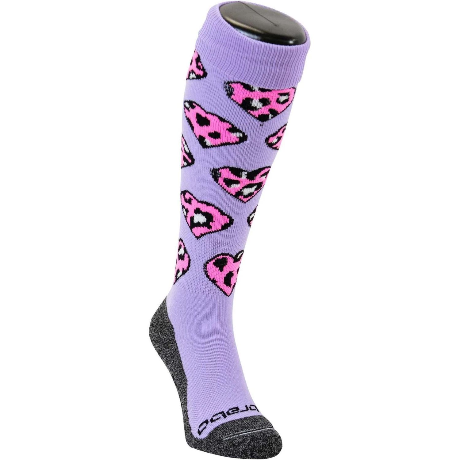 Brabo Hearts hockeysokken purple cheetah Brabo Hearts Hockeysokken Purple Cheetah -Hockey Wereld 129756 730 01 1