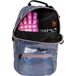 Brabo Fun Sparkle Backpack Hockeytas Junior Blue -Hockey Wereld 129801 200 06 2