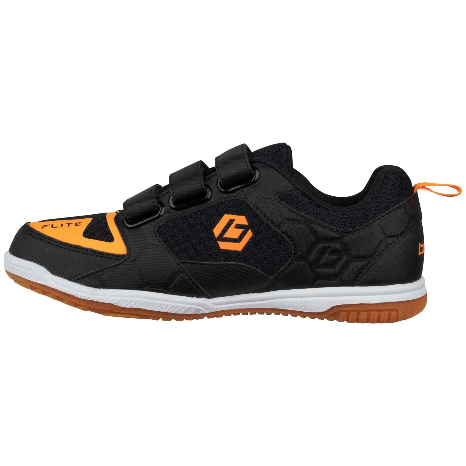 Brabo Velcro Indoor 316.21022 hockeyschoenen juniorblack orange Brabo Velcro Indoor 316.21022 Hockeyschoenen Juniorblack Orange -Hockey Wereld 129852 990 02 1