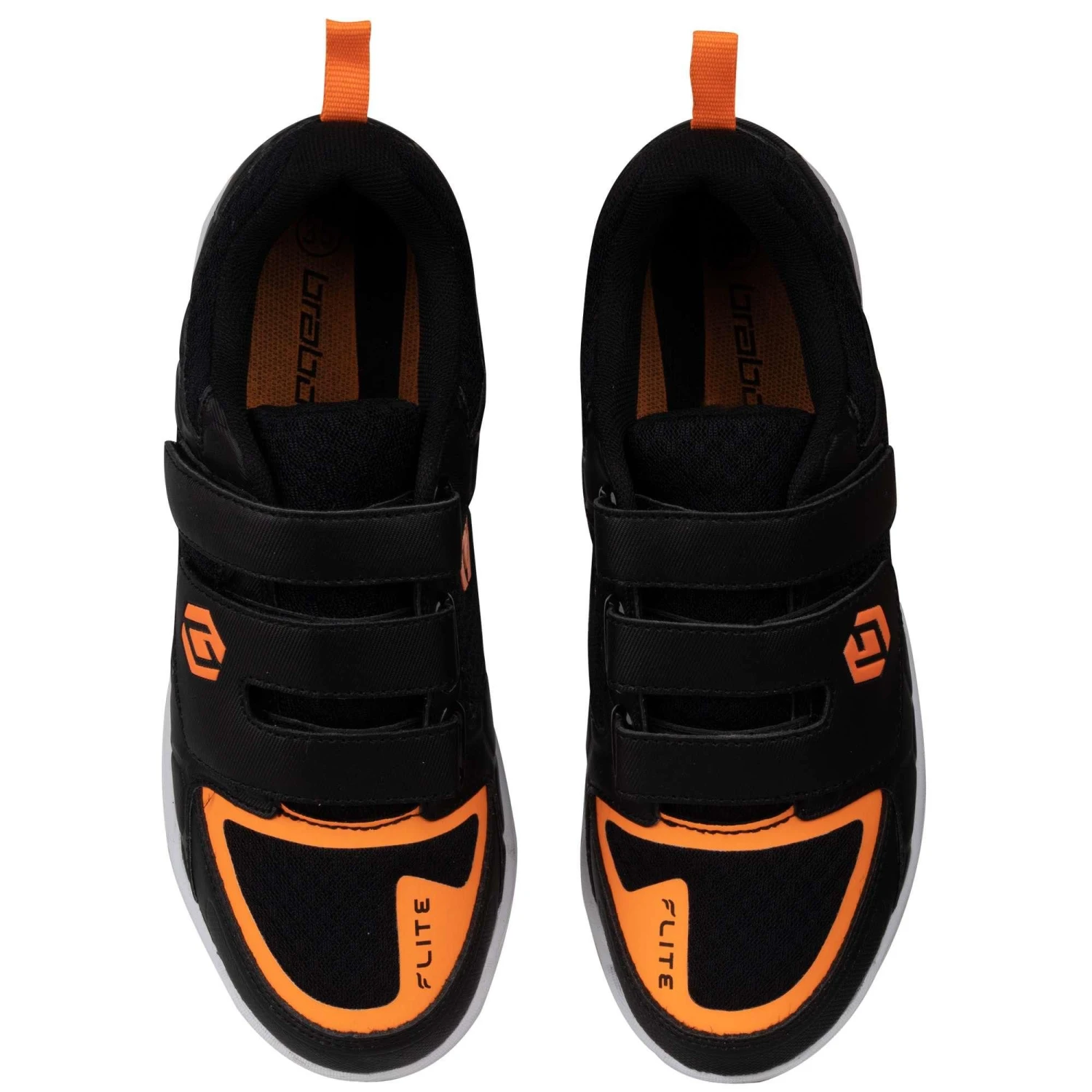 Brabo Velcro Indoor 316.21022 hockeyschoenen juniorblack orange Brabo Velcro Indoor 316.21022 Hockeyschoenen Juniorblack Orange -Hockey Wereld 129852 990 06 1