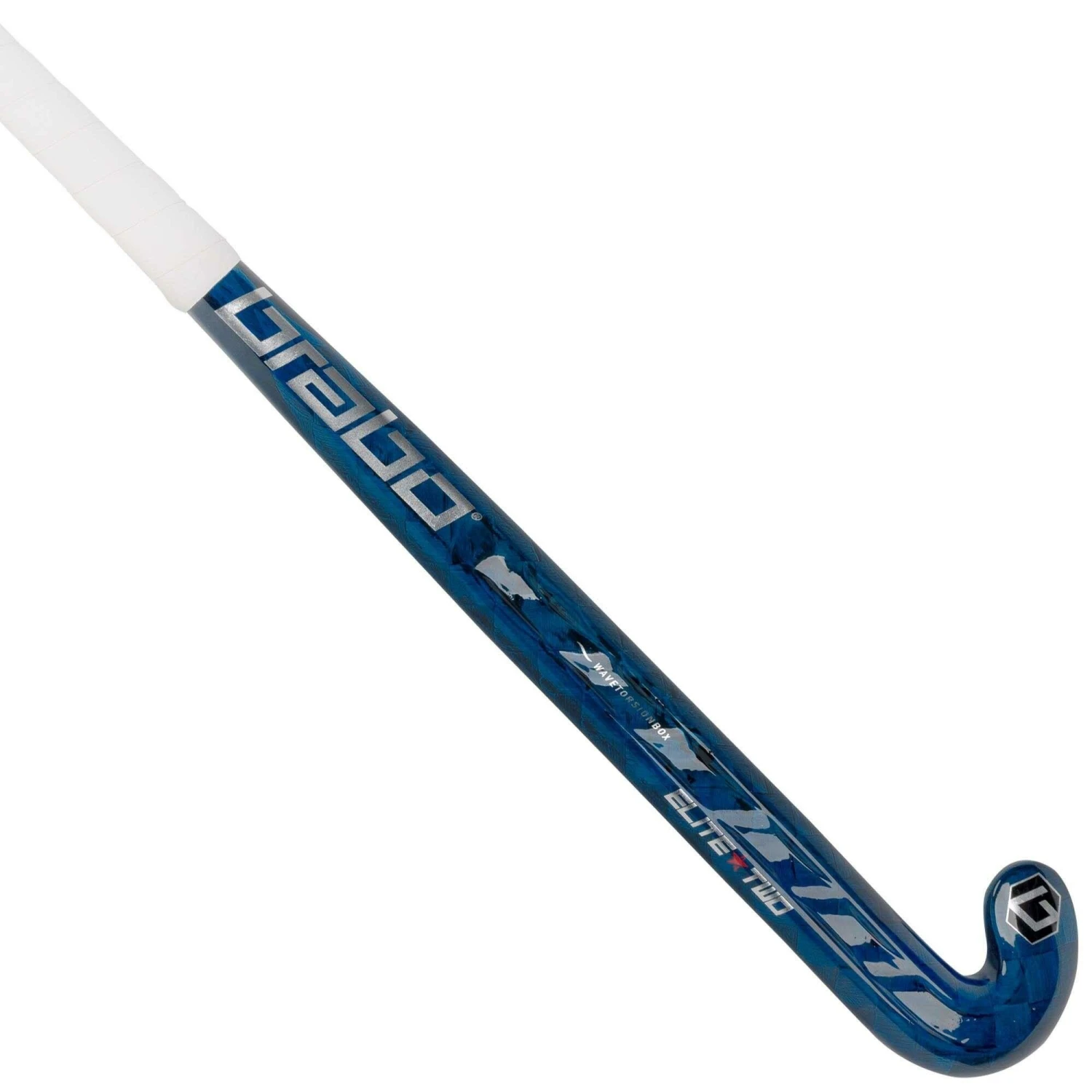 Brabo Elite 2 WTB TeXtreme Low Bow hockeystick blue silver Brabo Elite 2 WTB TeXtreme Low Bow Hockeystick Blue Silver -Hockey Wereld 129861 200 01