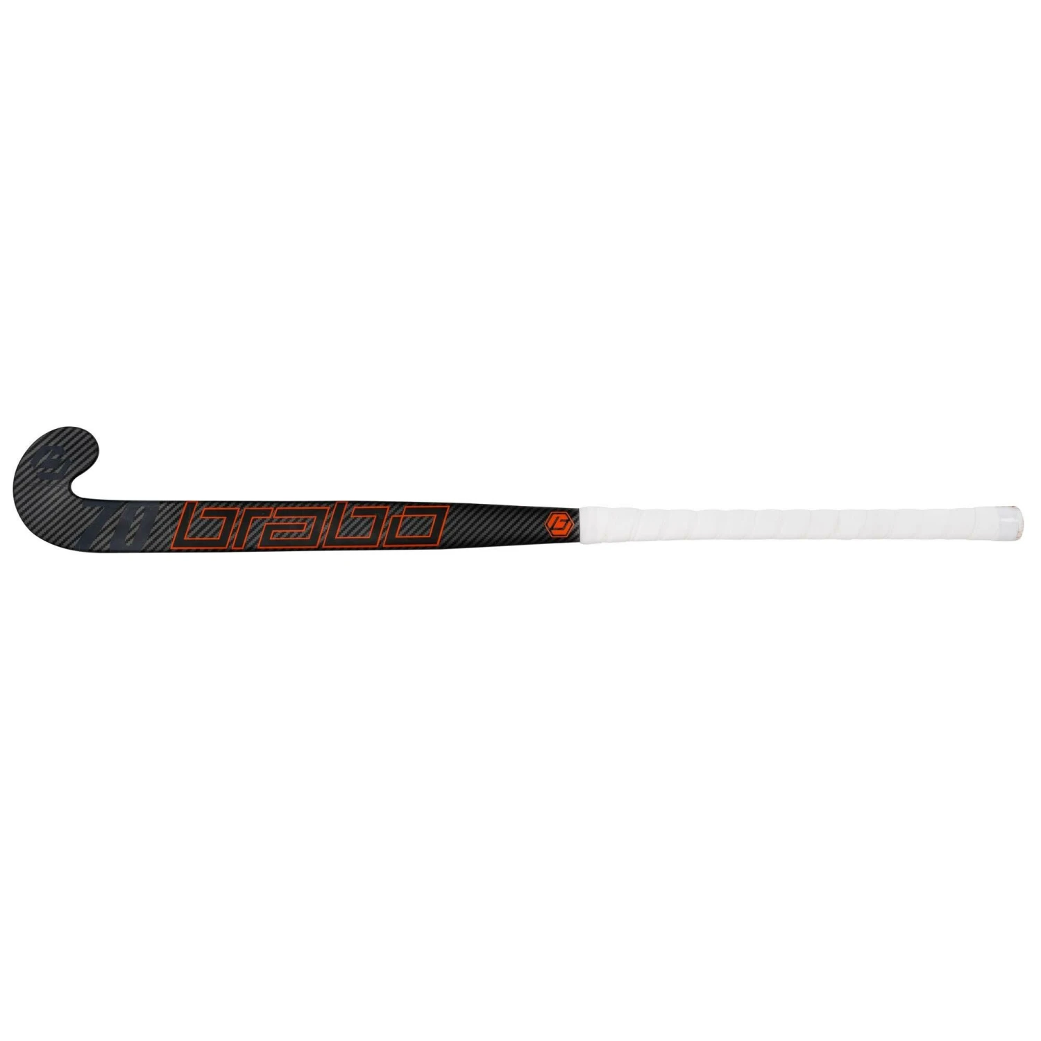Brabo Traditional Carbon 70 LB hockeystick black orange Brabo Traditional Carbon 70 LB Hockeystick Black Orange -Hockey Wereld 129897 000 04 1
