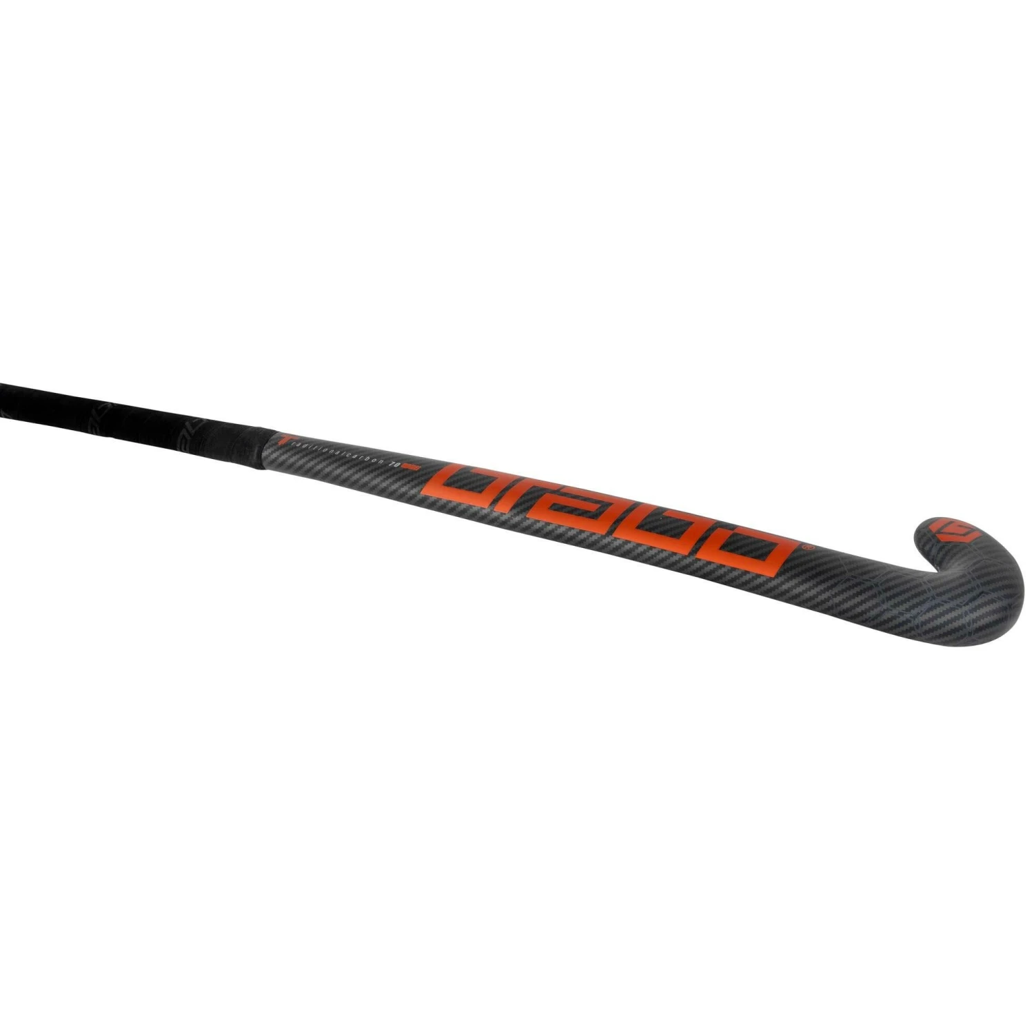 Brabo Traditional Carbon 70 LB hockeystick black orange Brabo Traditional Carbon 70 LB Hockeystick Black Orange -Hockey Wereld 129897 000 07 1