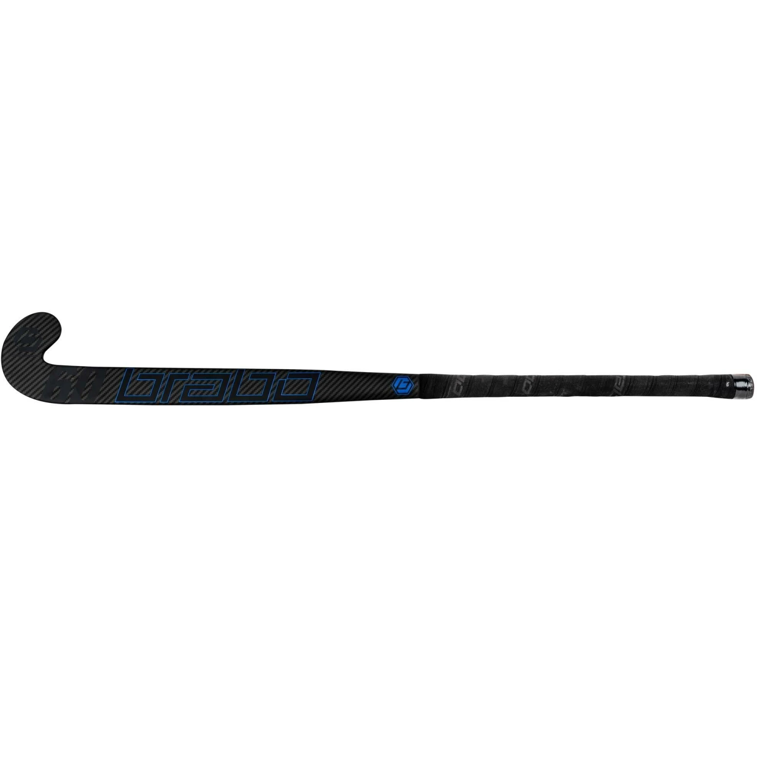 Brabo Traditional Carbon 60 CC hockeystick black blue Brabo Traditional Carbon 60 CC Hockeystick Black Blue -Hockey Wereld 129899 000 04 1