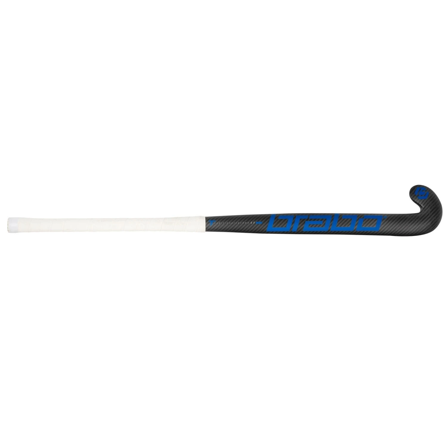 Brabo Traditional Carbon 60 LB hockeystick black blue Brabo Traditional Carbon 60 LB Hockeystick Black Blue -Hockey Wereld 129900 000 03 2