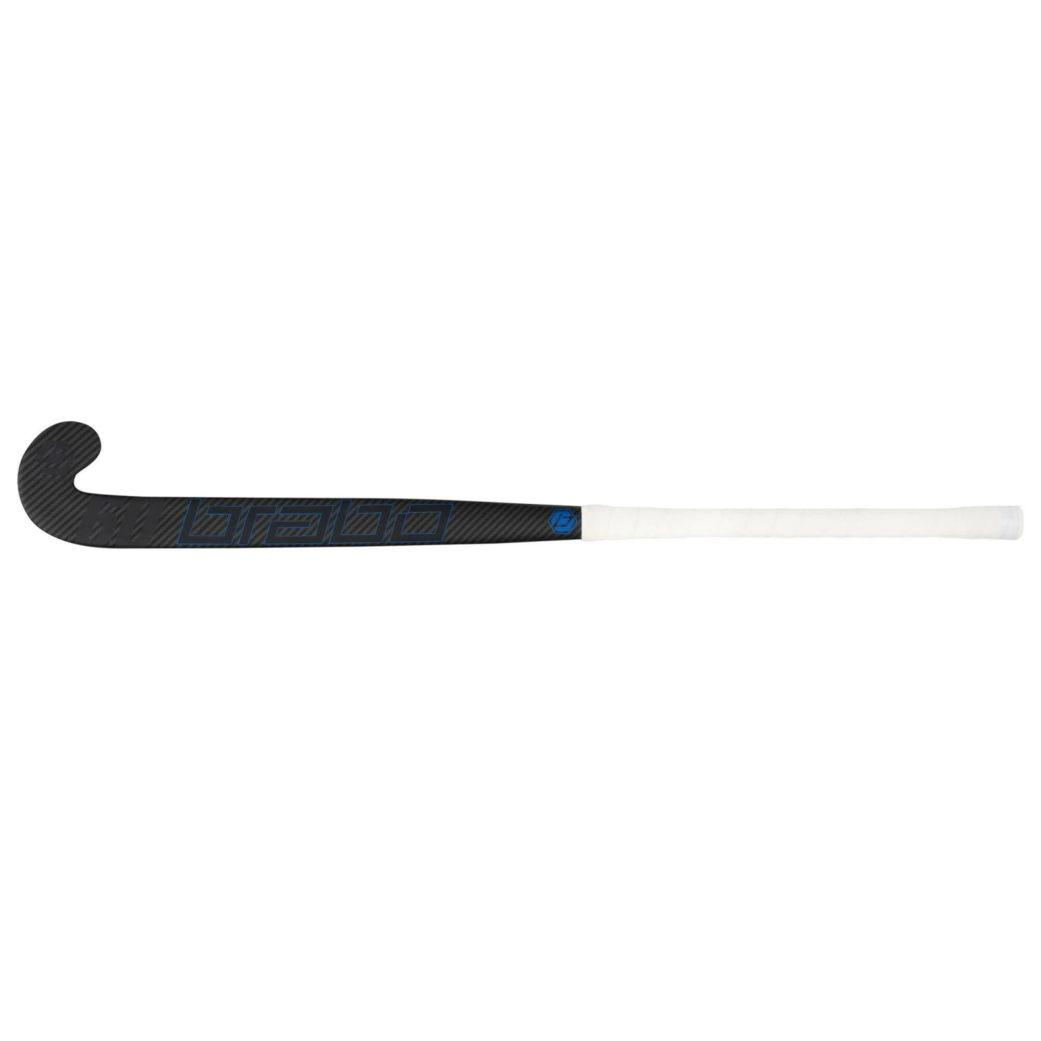 Brabo Traditional Carbon 60 LB hockeystick black blue Brabo Traditional Carbon 60 LB Hockeystick Black Blue -Hockey Wereld 129900 000 04 2