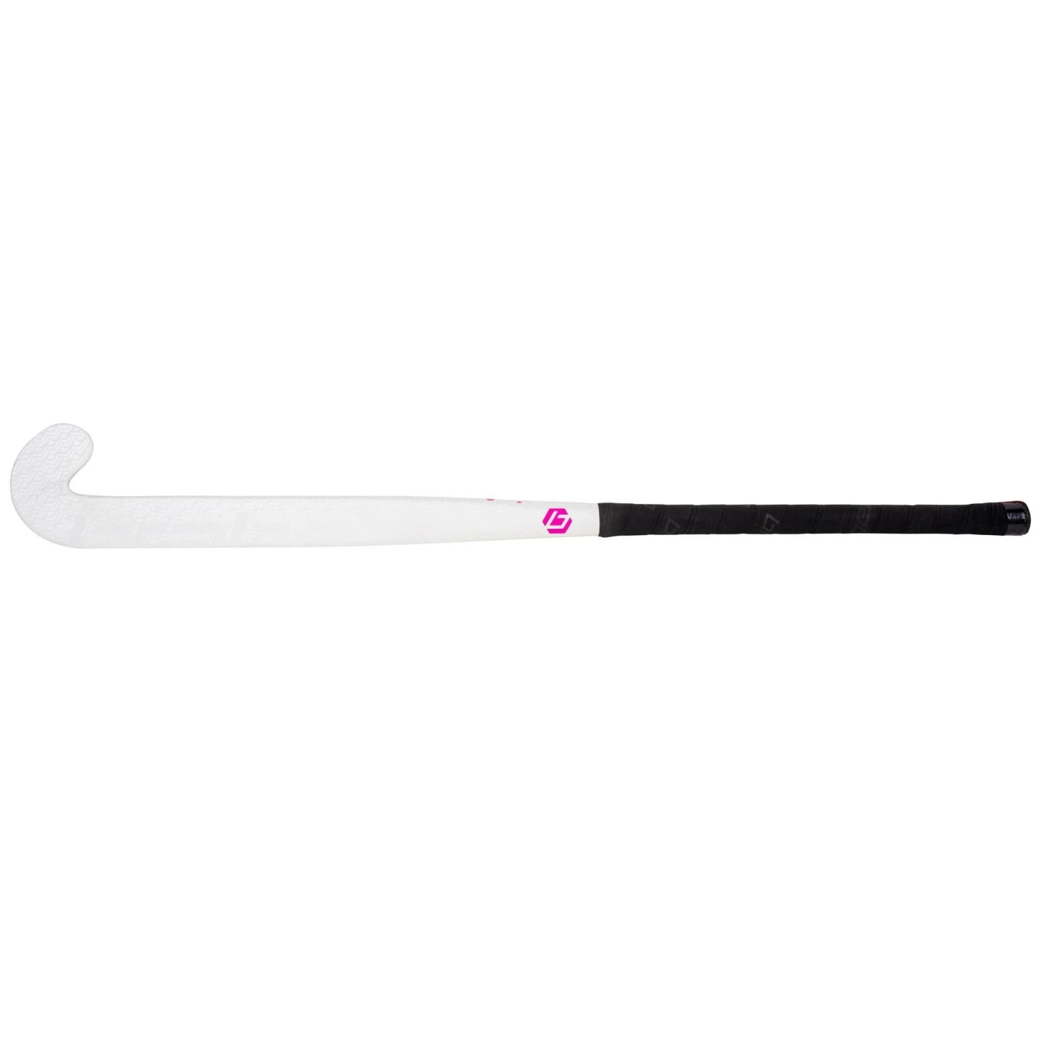 Brabo Pure Studio Carbon 30 CC hockeystick white pink Brabo Pure Studio Carbon 30 CC Hockeystick White Pink -Hockey Wereld 129914 000 04 1