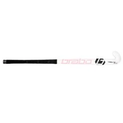Brabo IT TC-30 Classic Curve Zaalhockeystick Junior White Pink -Hockey Wereld 129957 000 03 2