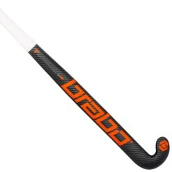 Brabo IT Traditional 70 Extreme Low Bow Zaalhockeystick Black Orange - 36.5 Inch